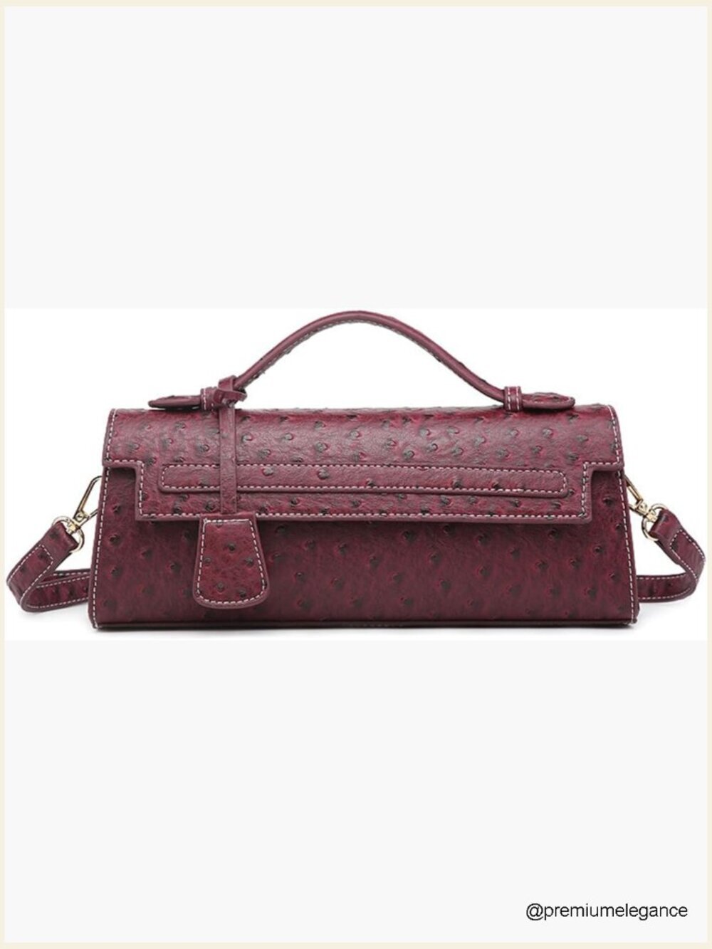 Top Handle Satchel Purse - Designer Crossbody Bag with Detachable Strap